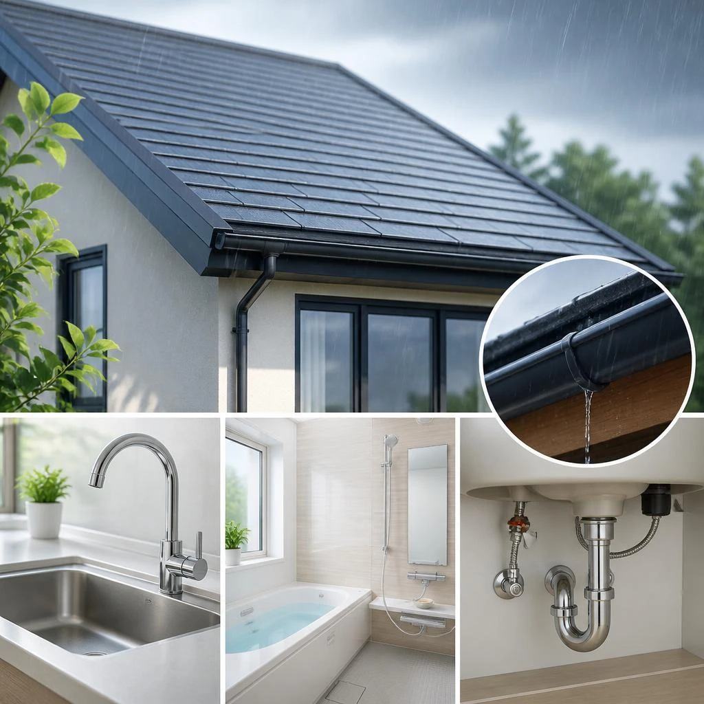 雨漏りから家を守る！水回り整備と屋根メンテナンスで安心の住まいを。