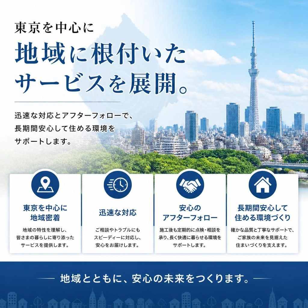 地域密着型のサービス