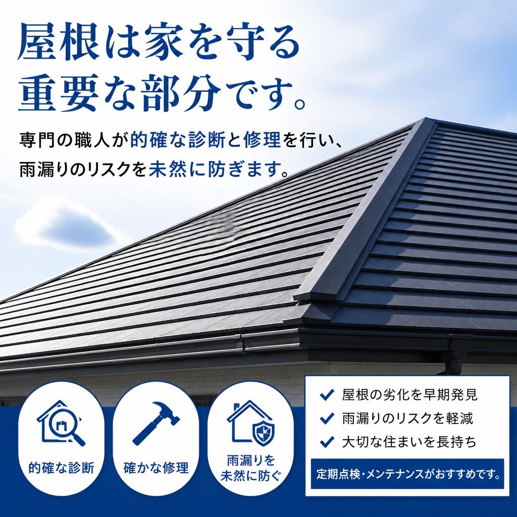 屋根修理・雨漏り対策の専門技術