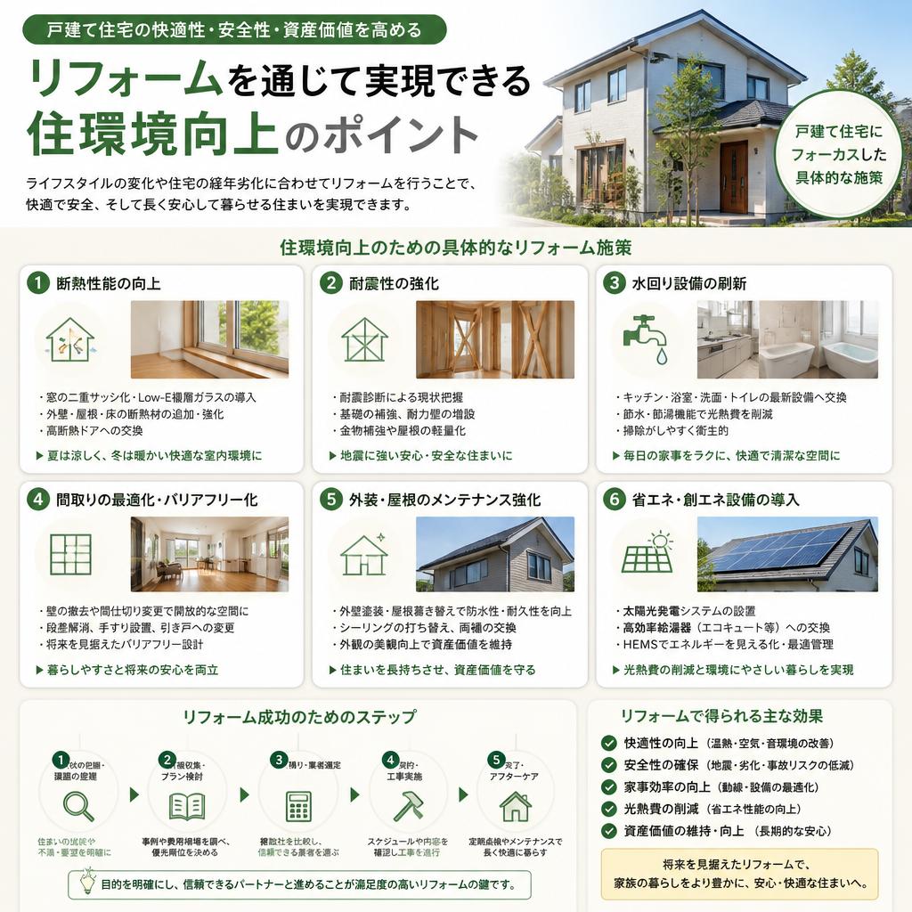 2. 住環境向上のポイントとは？