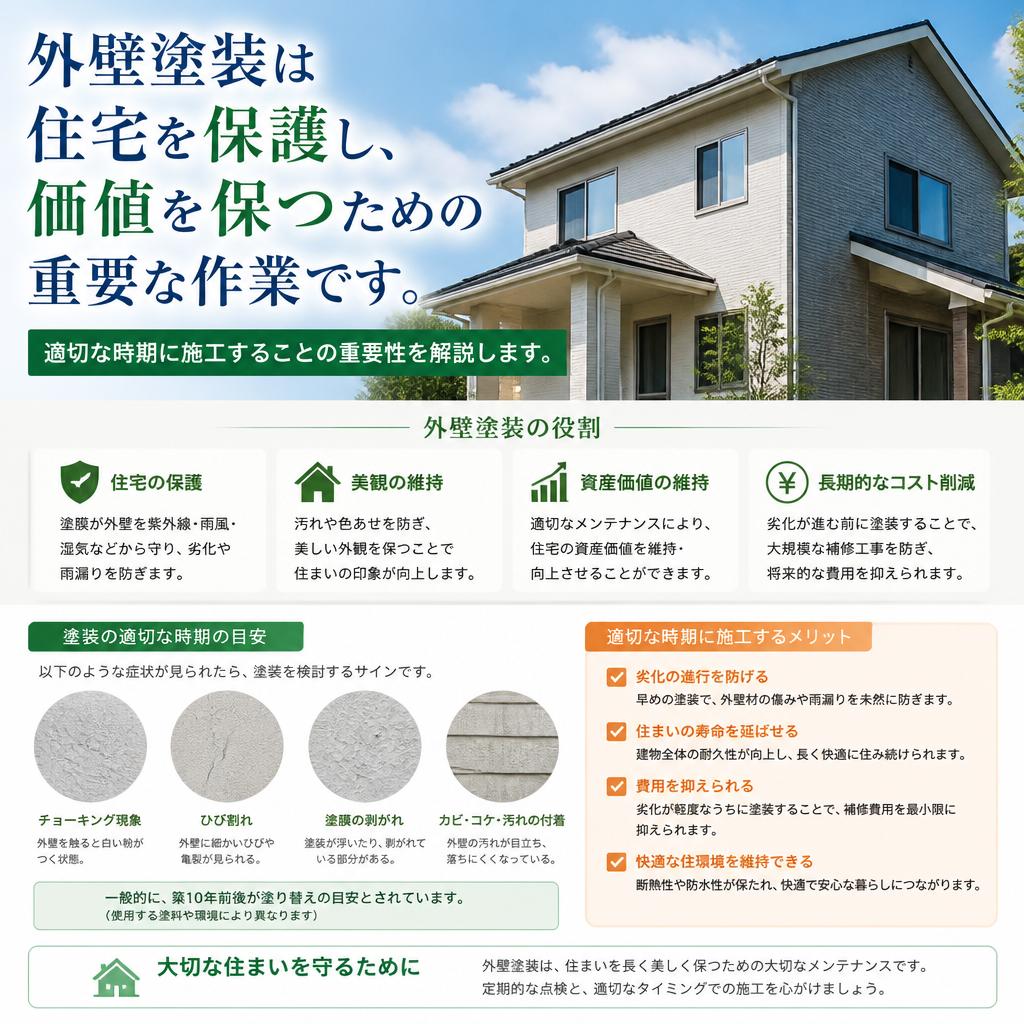 2. なぜ外壁塗装が重要なのか？