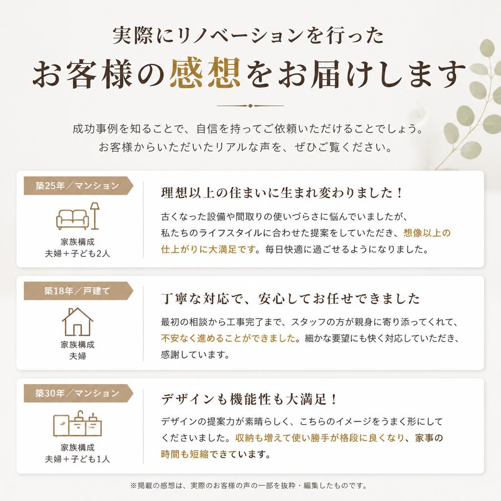 お客様の声
