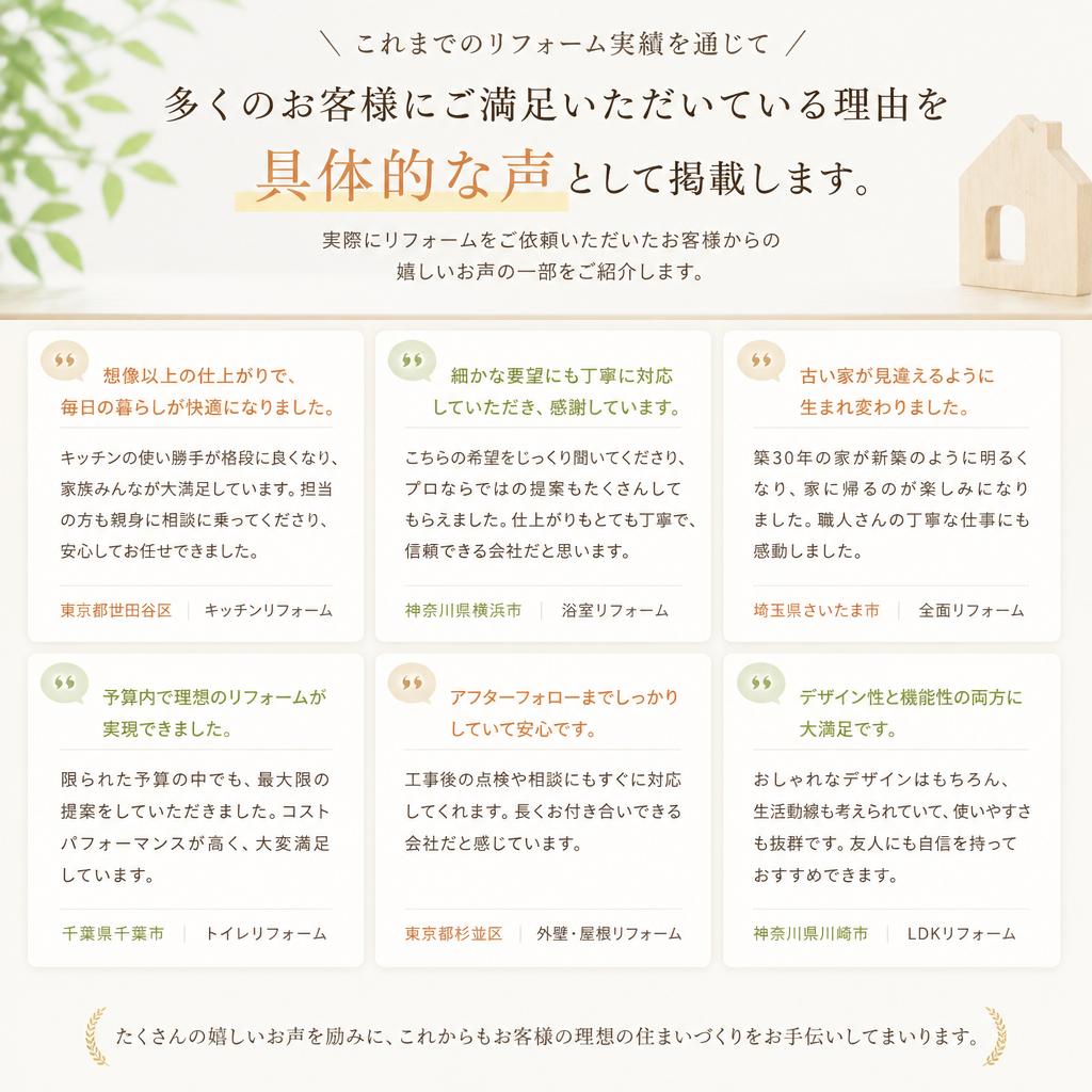 お客様の声