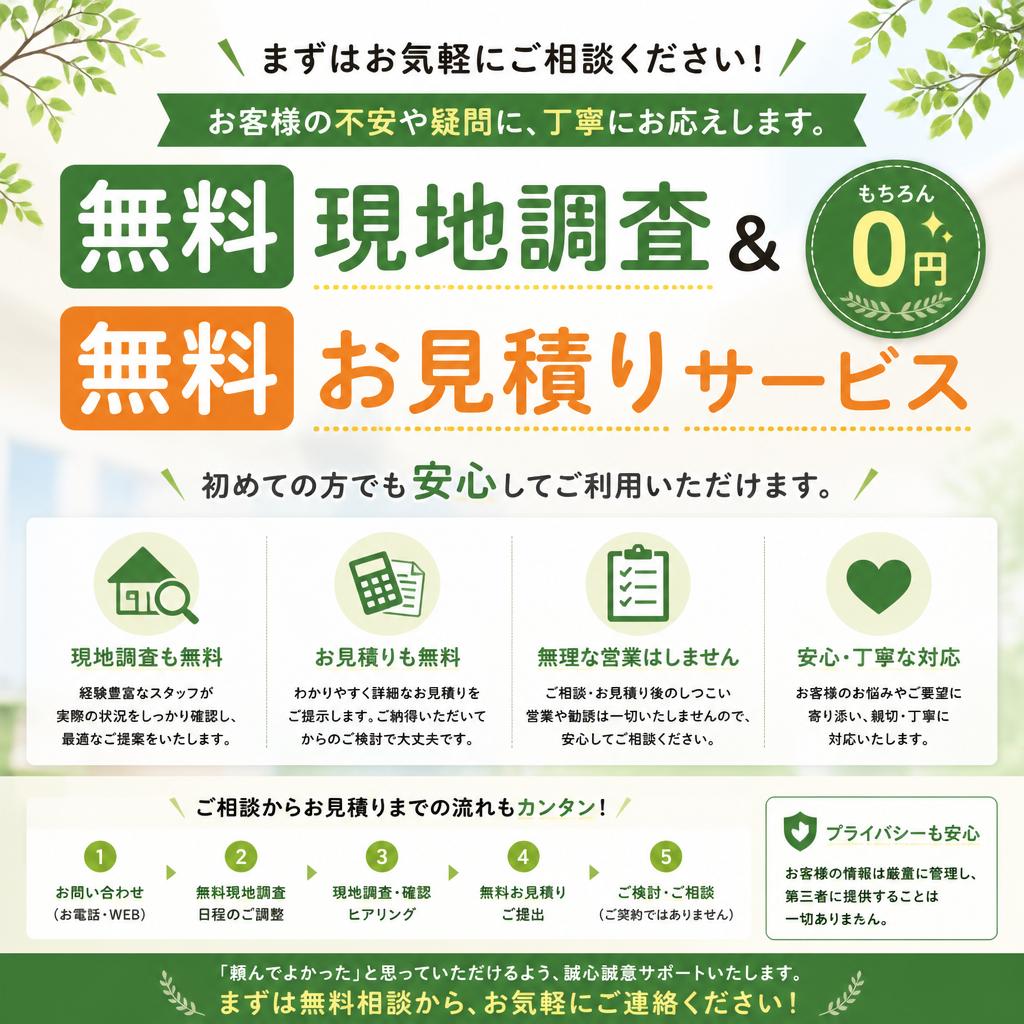 無料相談・お見積り