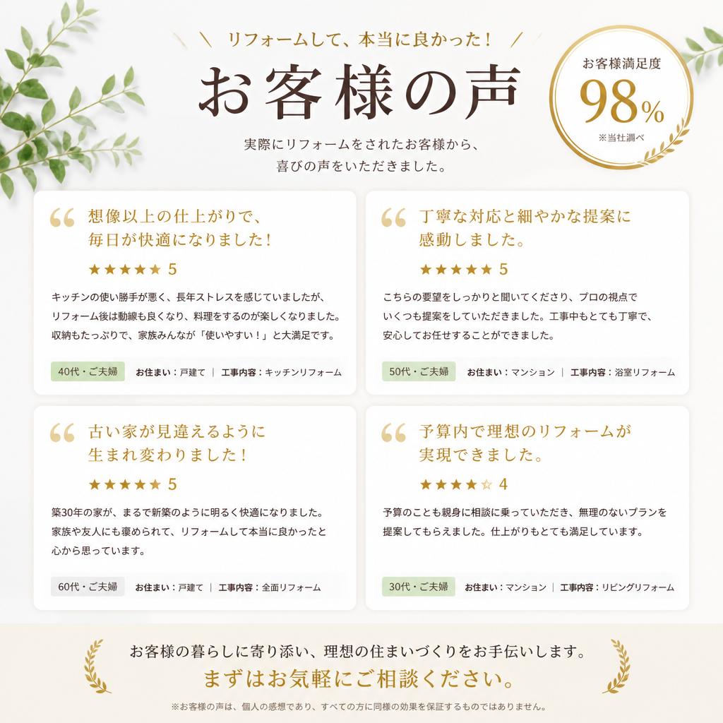 お客様の声