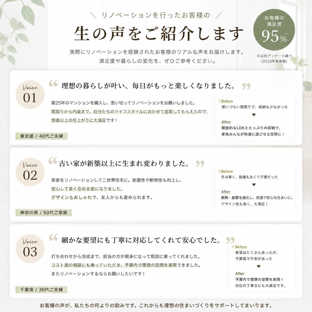 お客様の声