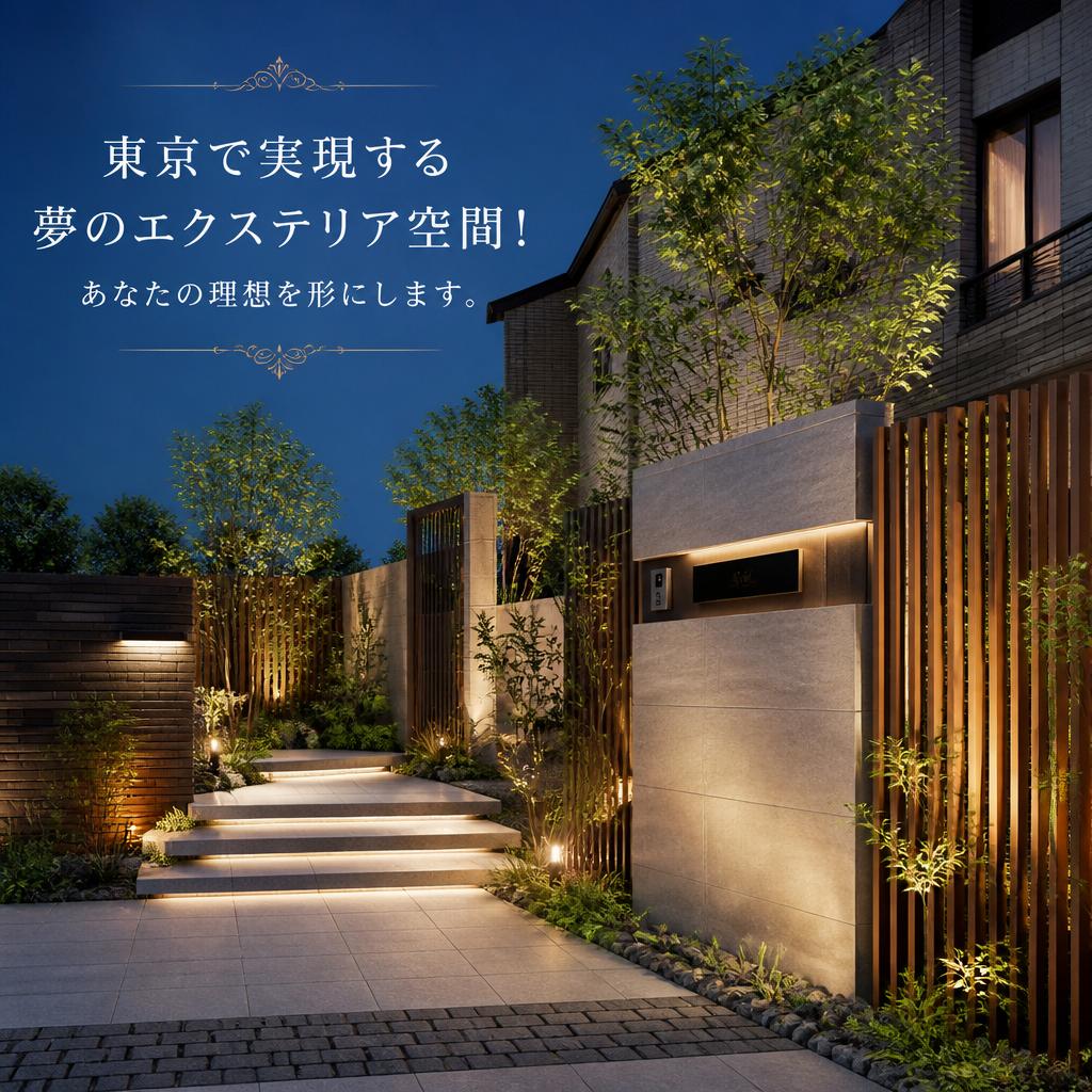 東京で実現する夢のエクステリア空間！あなたの理想を形にします。