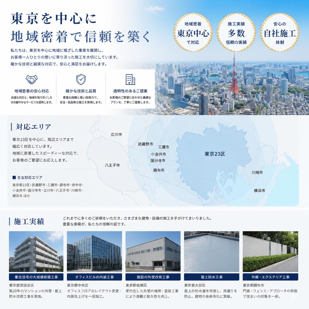 地域密着型の信頼