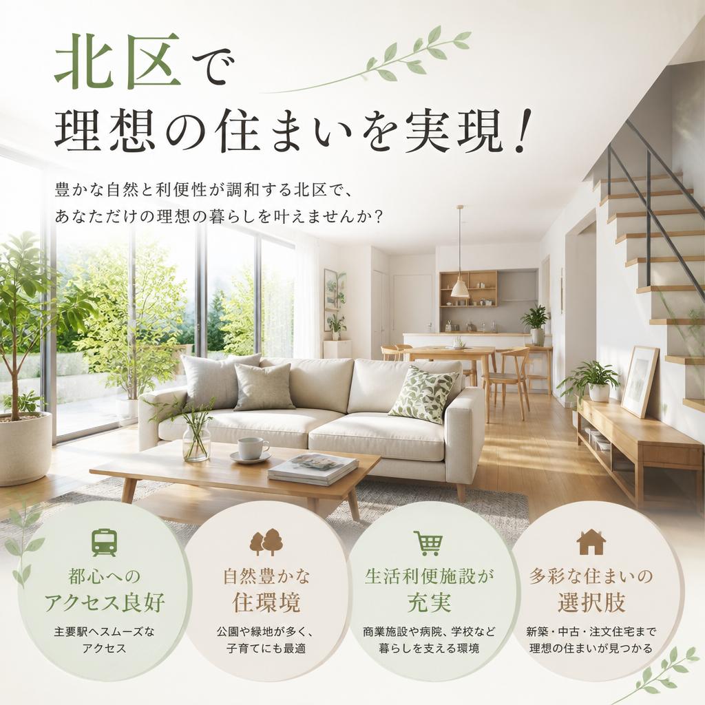 北区で理想の住まいを実現！