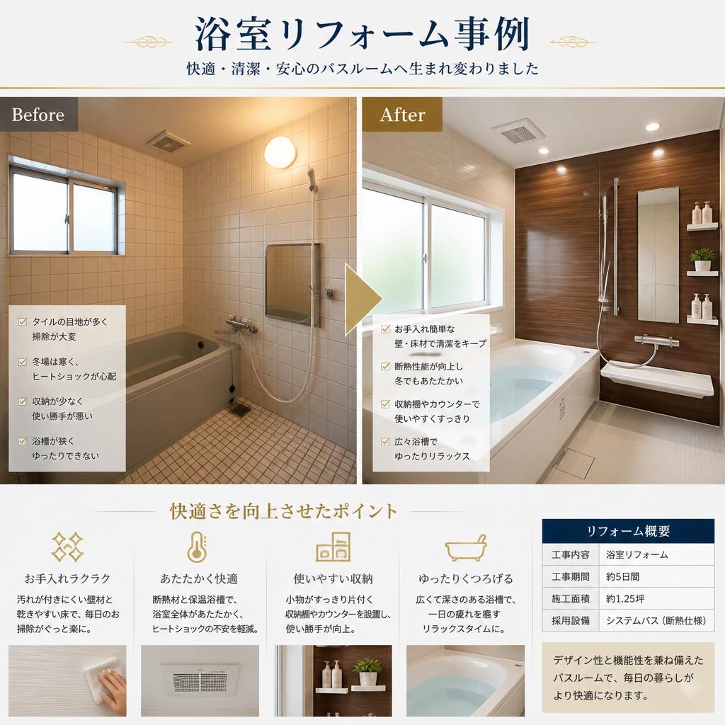 浴室リフォーム事例