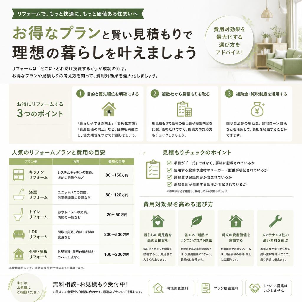 お得なプラン紹介：予算に合わせた選択肢