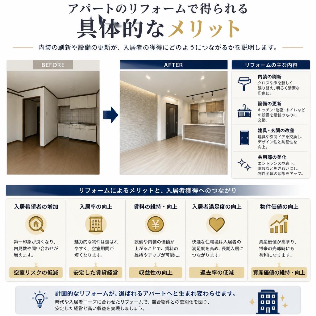 リフォームのメリット