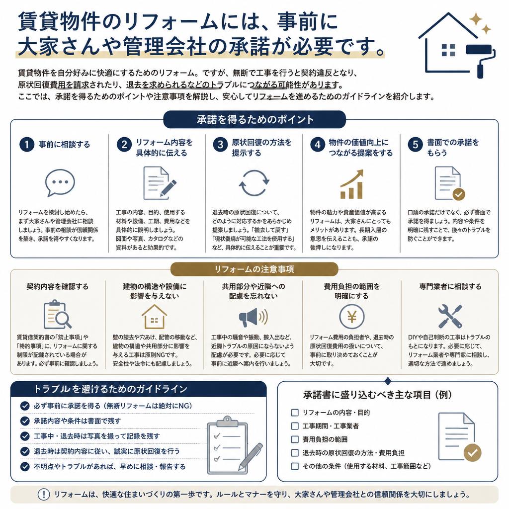 知っておきたいリフォームのルール