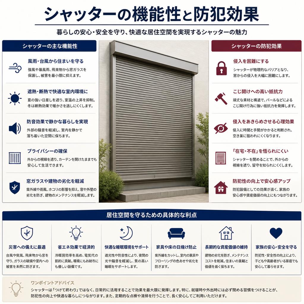 2. シャッターのメリット