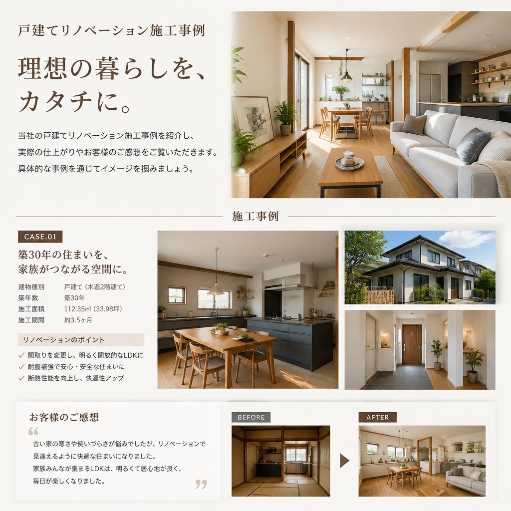 4. 戸建てリノベ施工事例のご紹介
