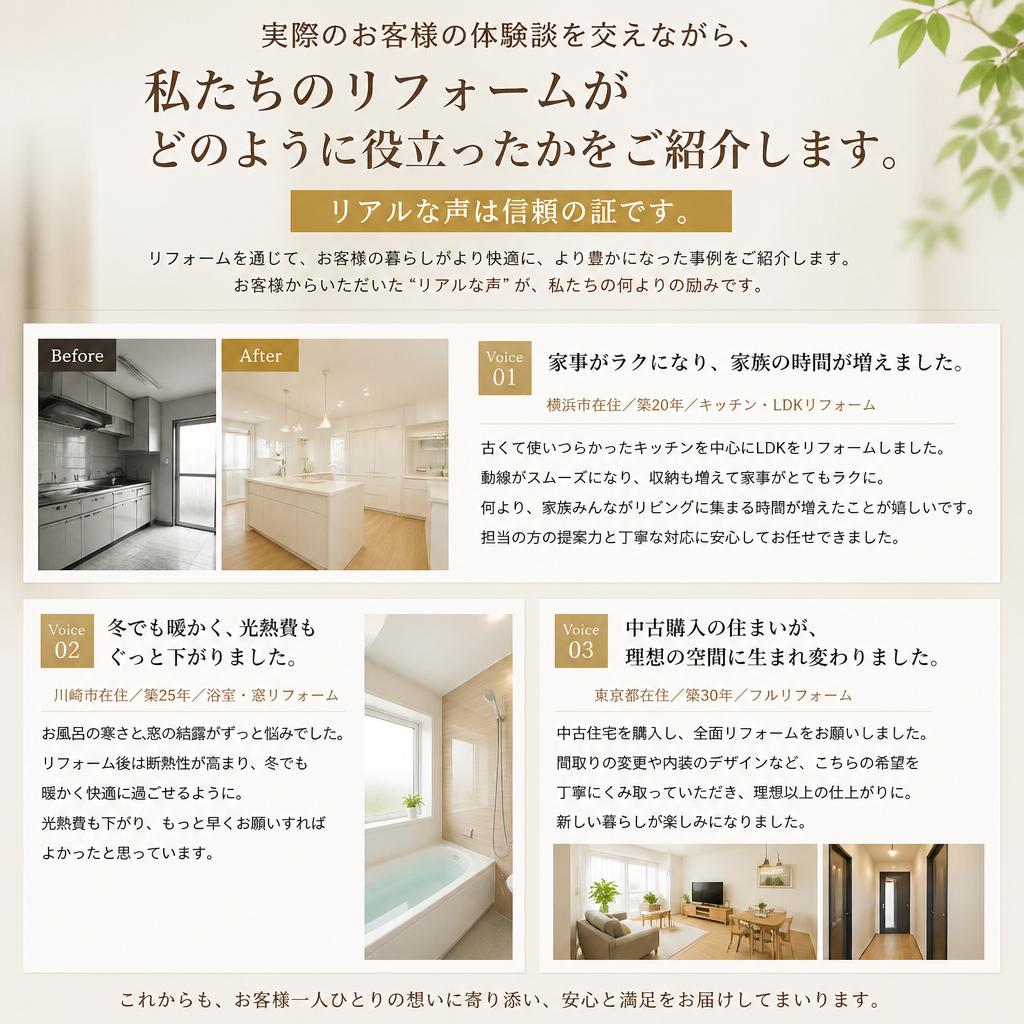 お客様の声