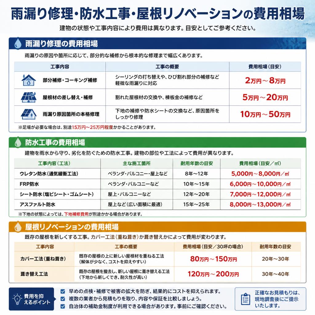 リノベーション費用の目安