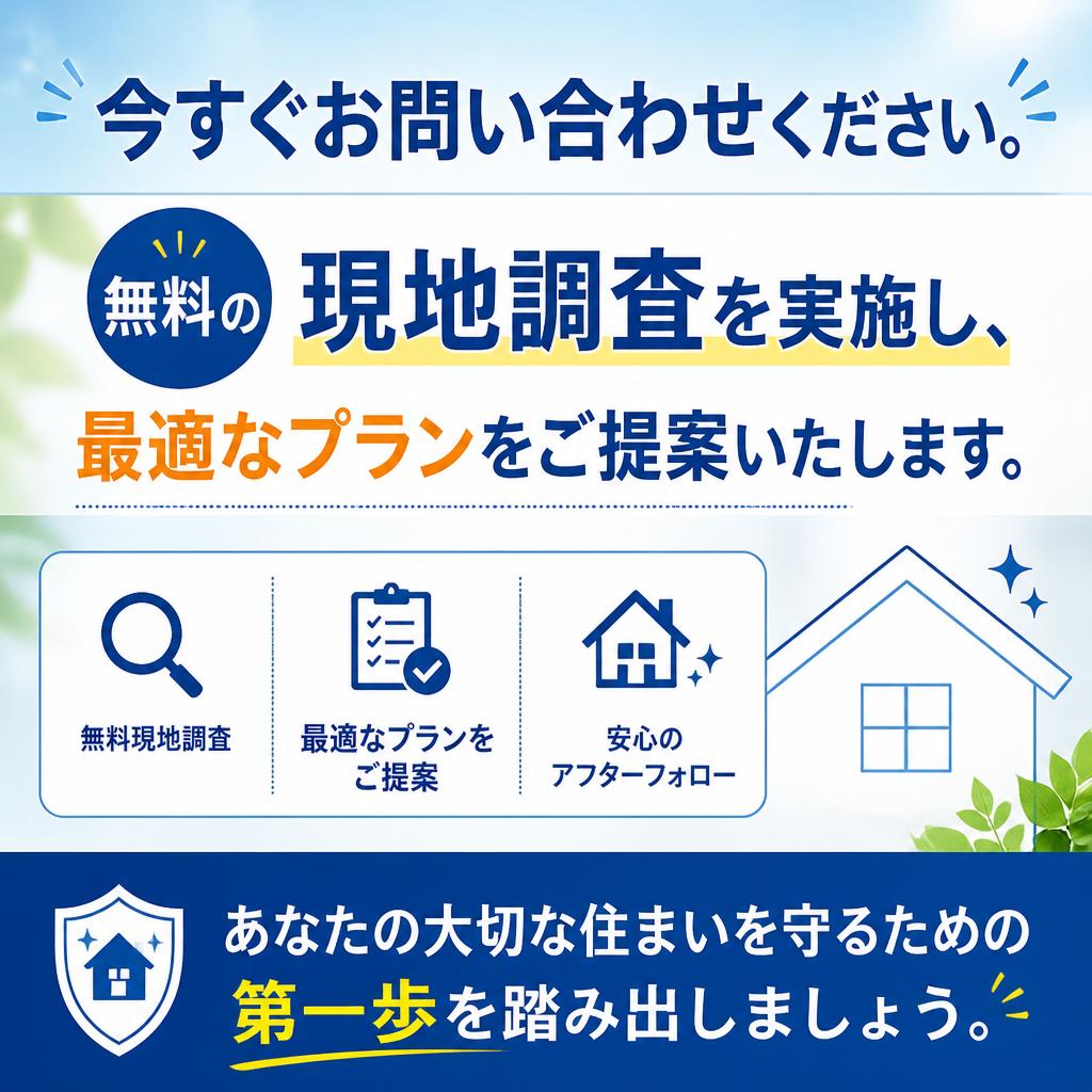 お問い合わせで安心の住まいづくりを！