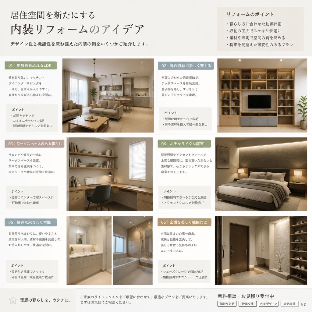 内装リフォームのアイデア