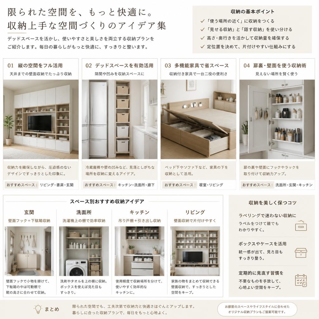 効率的な収納プランの提案