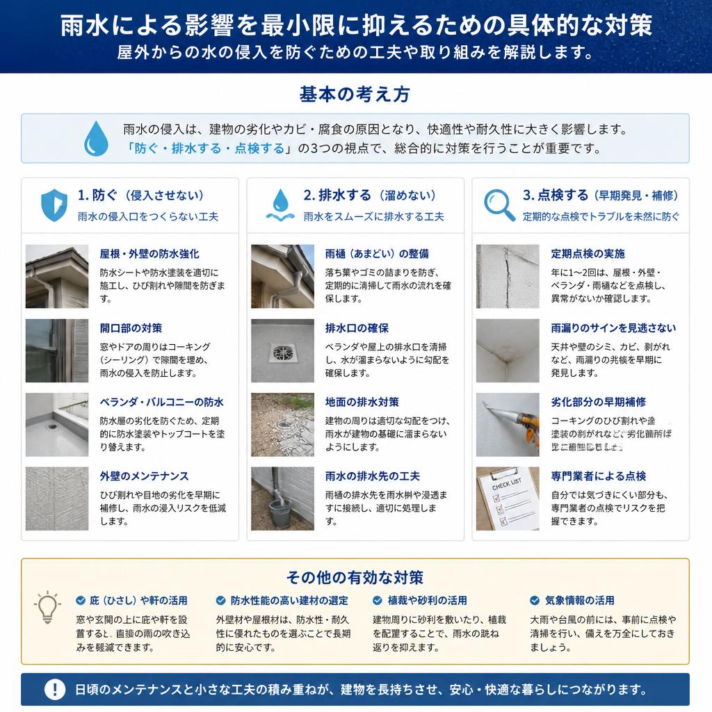 2. 雨水対策で安心な生活を