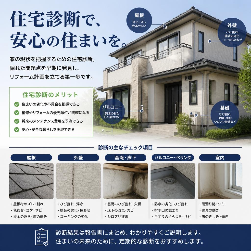 4. 住宅診断で問題点を明確に