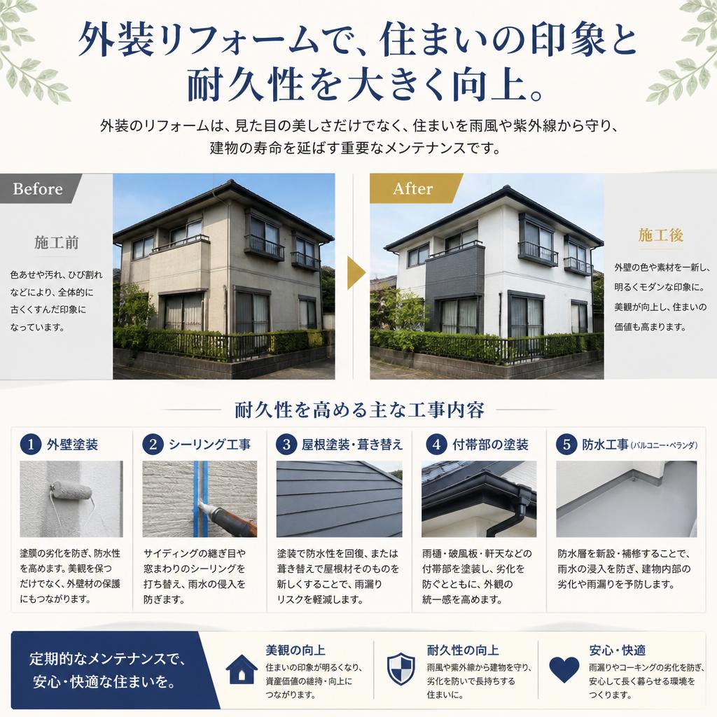 4. 外装で印象を変える
