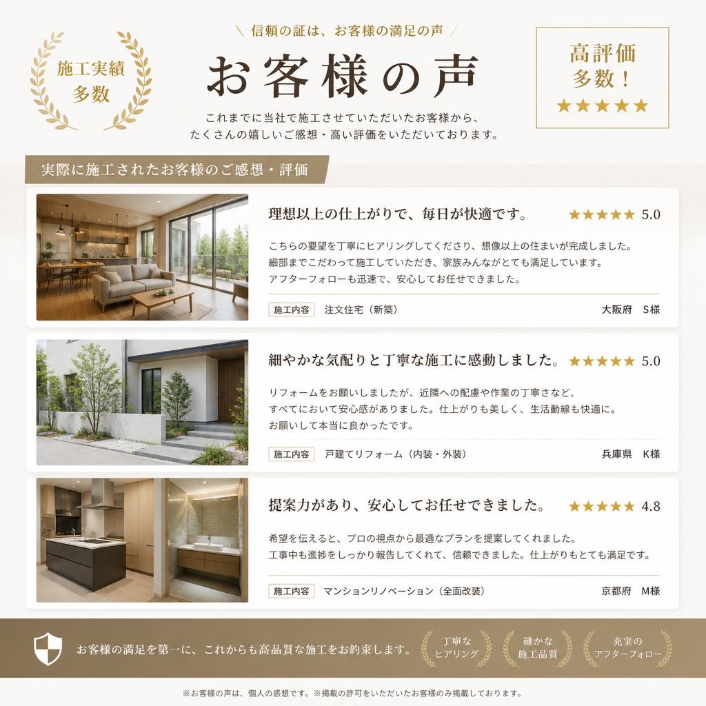 5. お客様の声