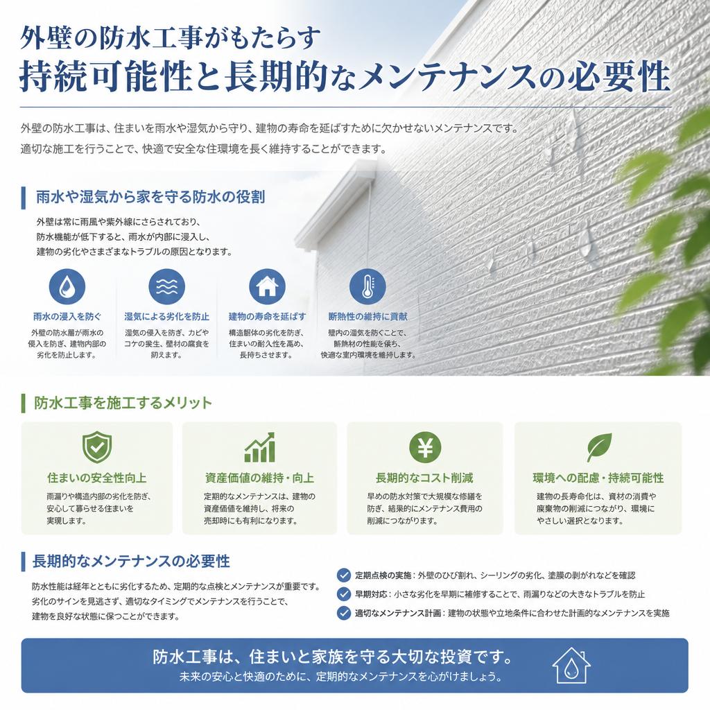 防水工事の重要性