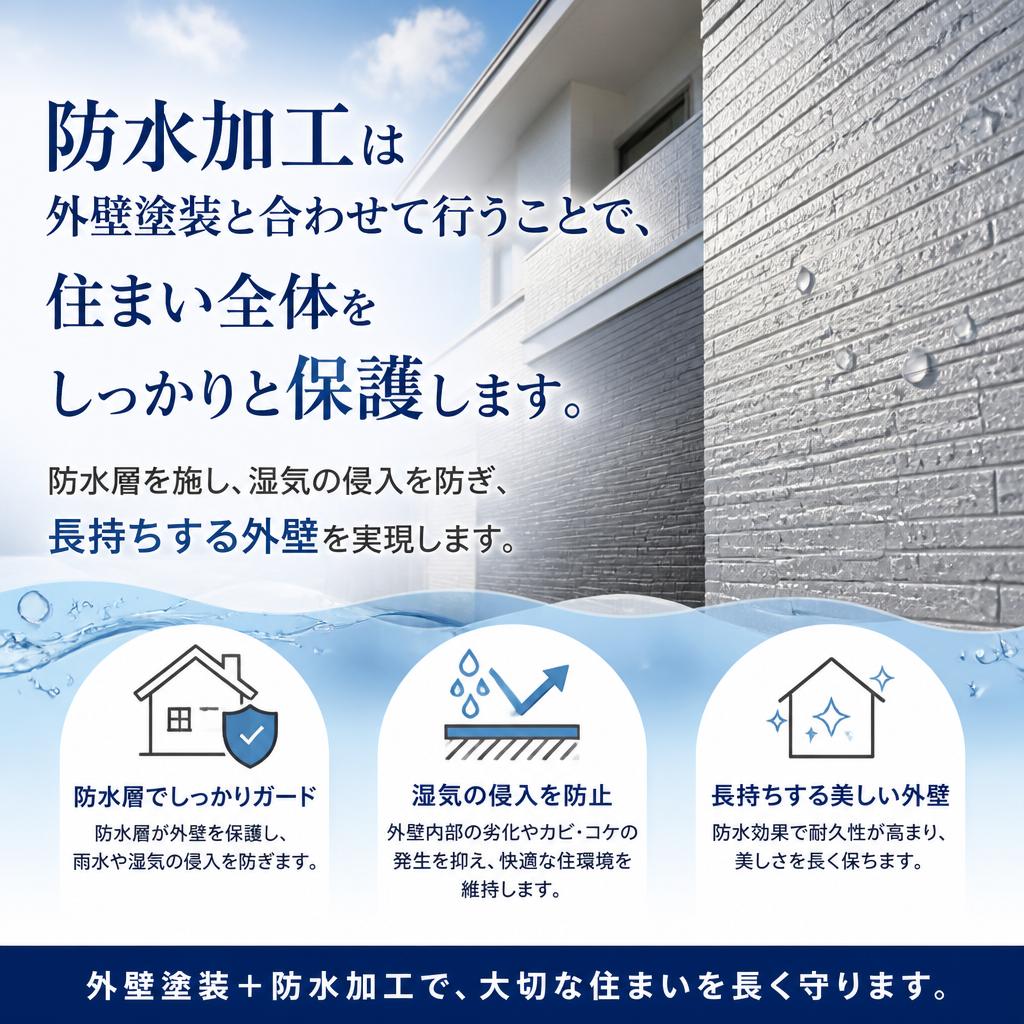 防水加工で安心！