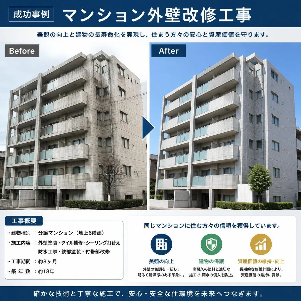マンション改修の実績