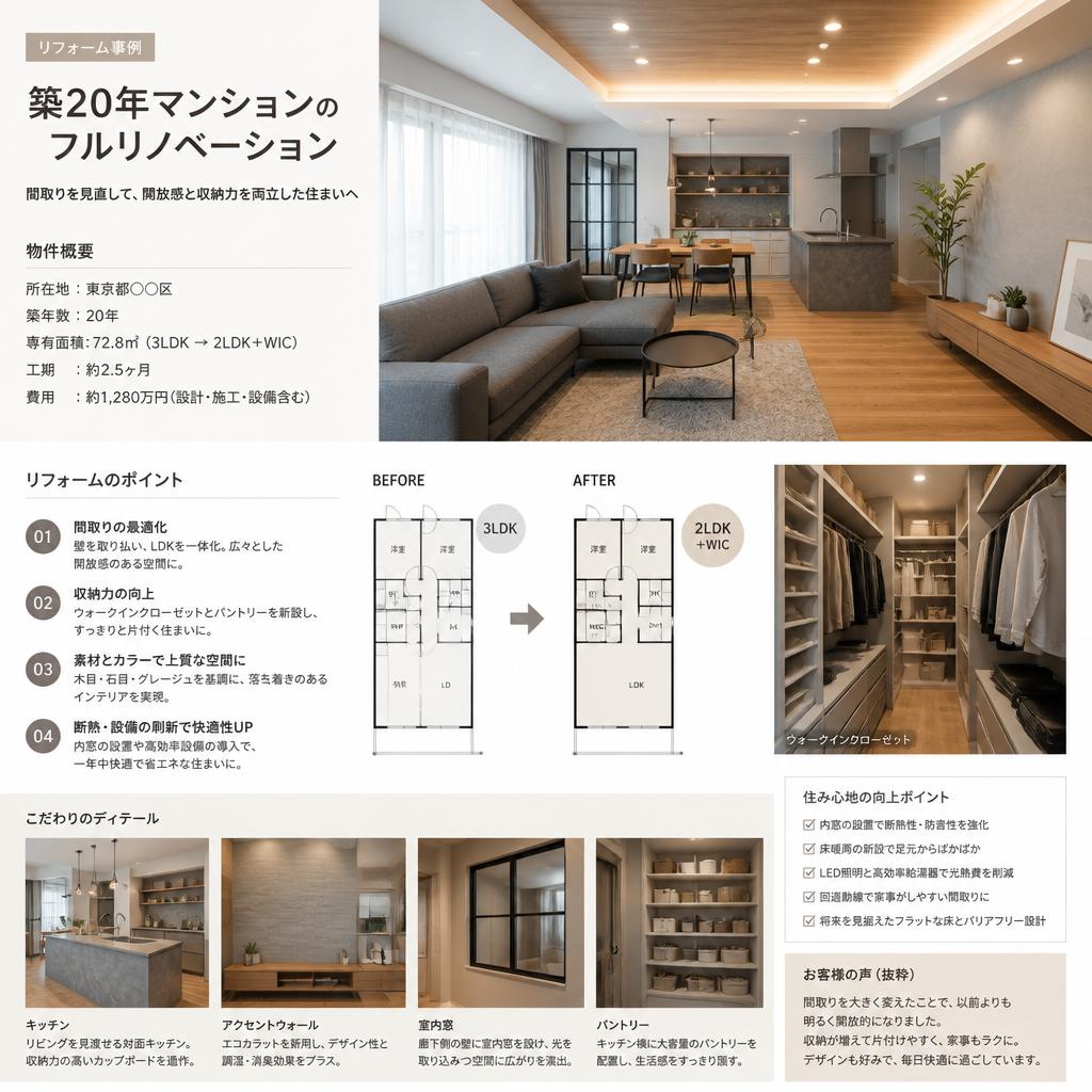 2. マンションリフォームの成功事例
