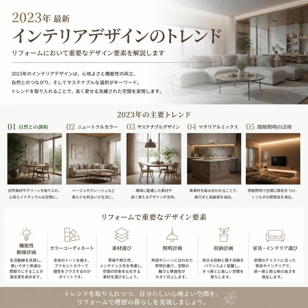 4. インテリアデザインのトレンド