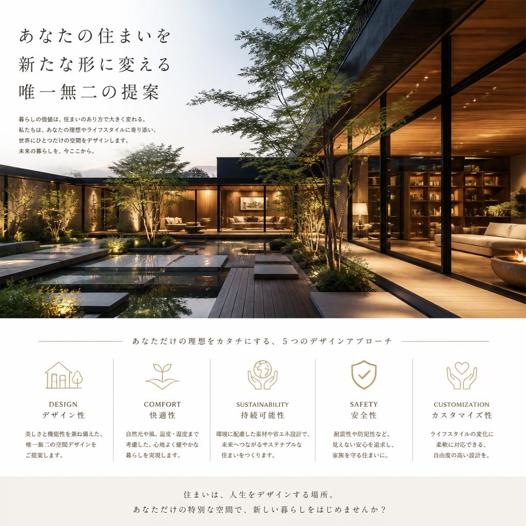 あなたの住まいを新たな形に変える唯一無二の提案