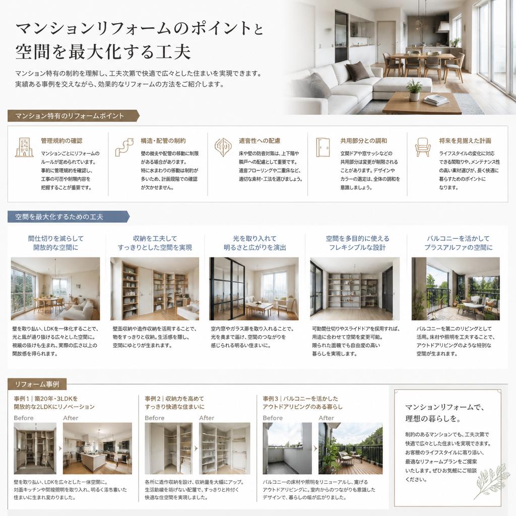 マンションリフォームの魅力