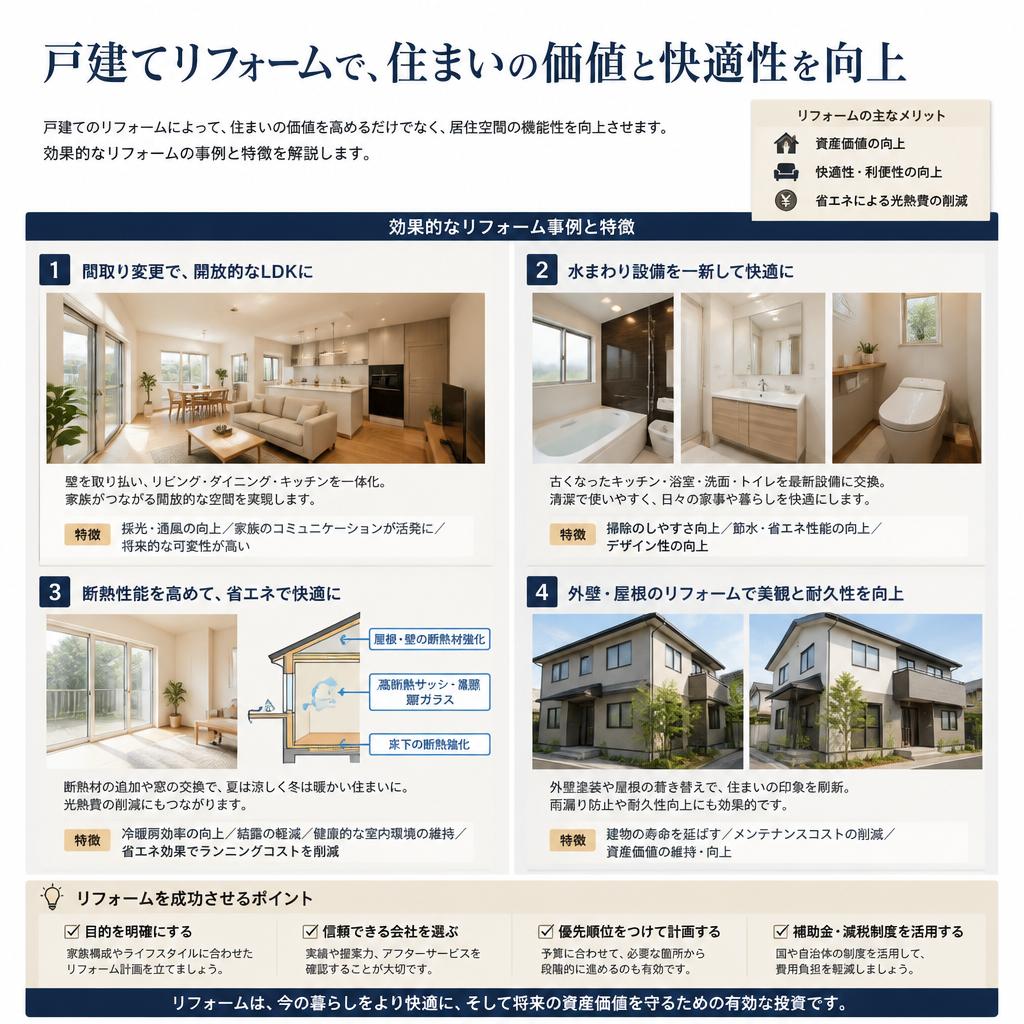 戸建てリフォームの魅力